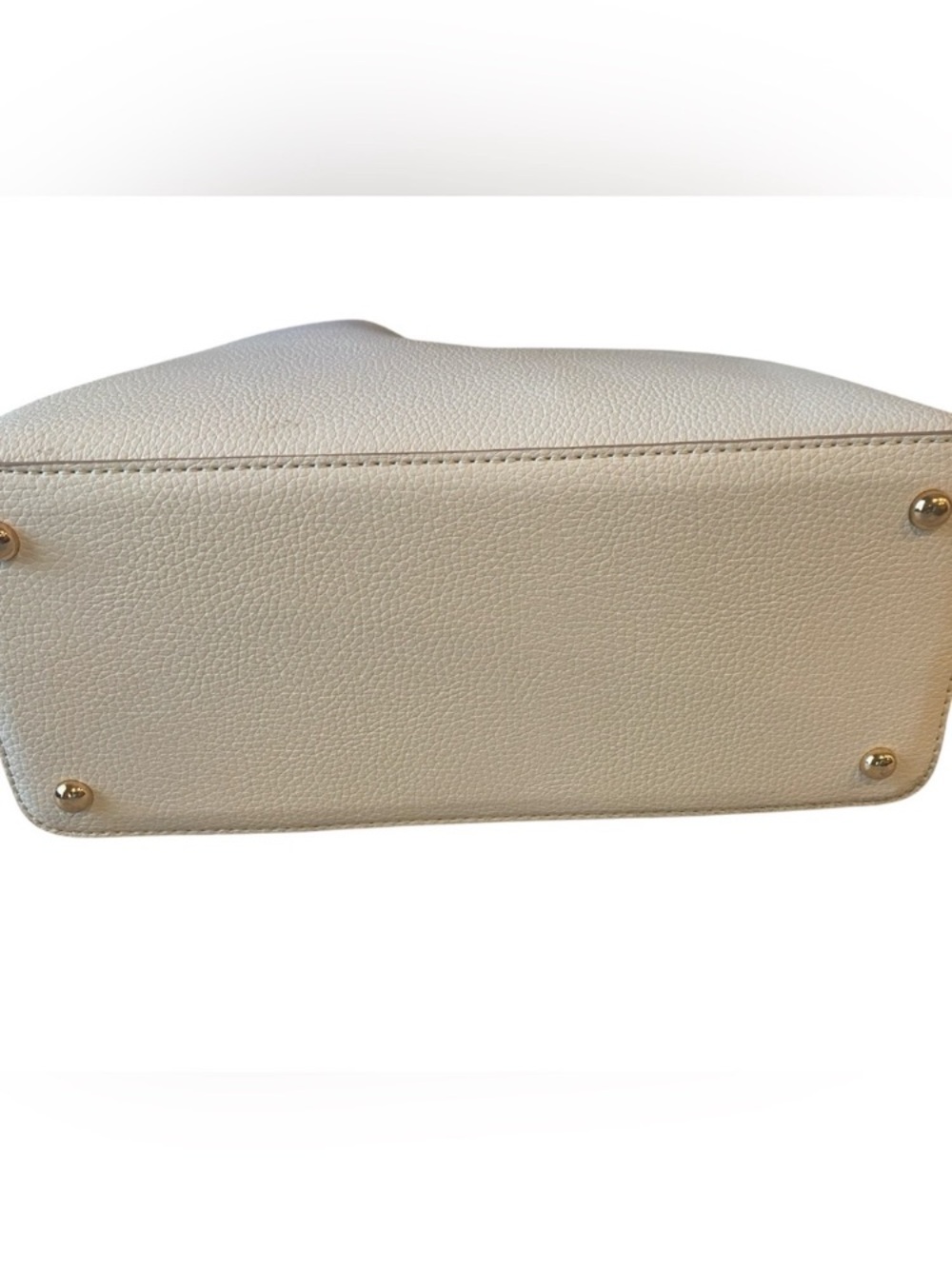 Nanette Lepore Cream Textured Tote with Scarf Accent - Picture 7 of 13